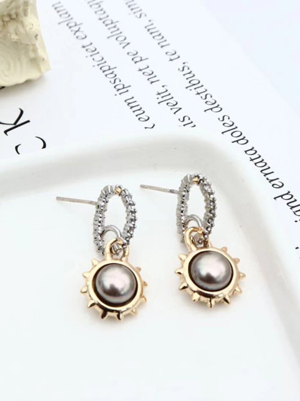 Alexis Bittar Sunflower Stud Earrings - Picture 5 of 5